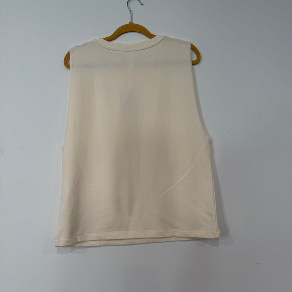 Fabletics Cream Muscle Tee - Picture 7 of 9